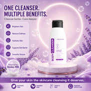 Miracara Body Cleanser - 150 ml  Exfoliating & Deep Clean | Smoothing + Brightening | UV Protection | Sulphate & Paraben Free | With Vitamin A/C/E | For Women & Men