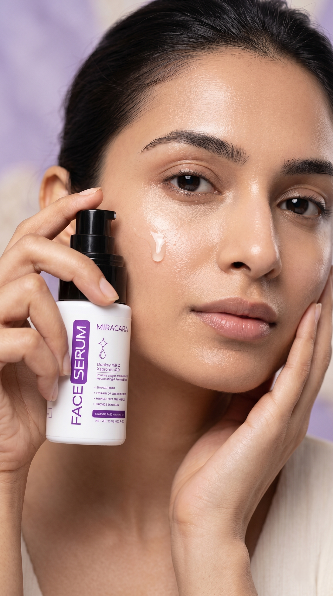 Miracara Radiance Trio – Face Care Set | Deep Cleansing, Repair & Glow | Serum + Vanish Cream + Cleanser | Brightening, Hydration & Anti-Aging Support | Smooth, Even Tone | Sulfate & Paraben Free | Luxury Cleopatra-Inspired Skincare Routine