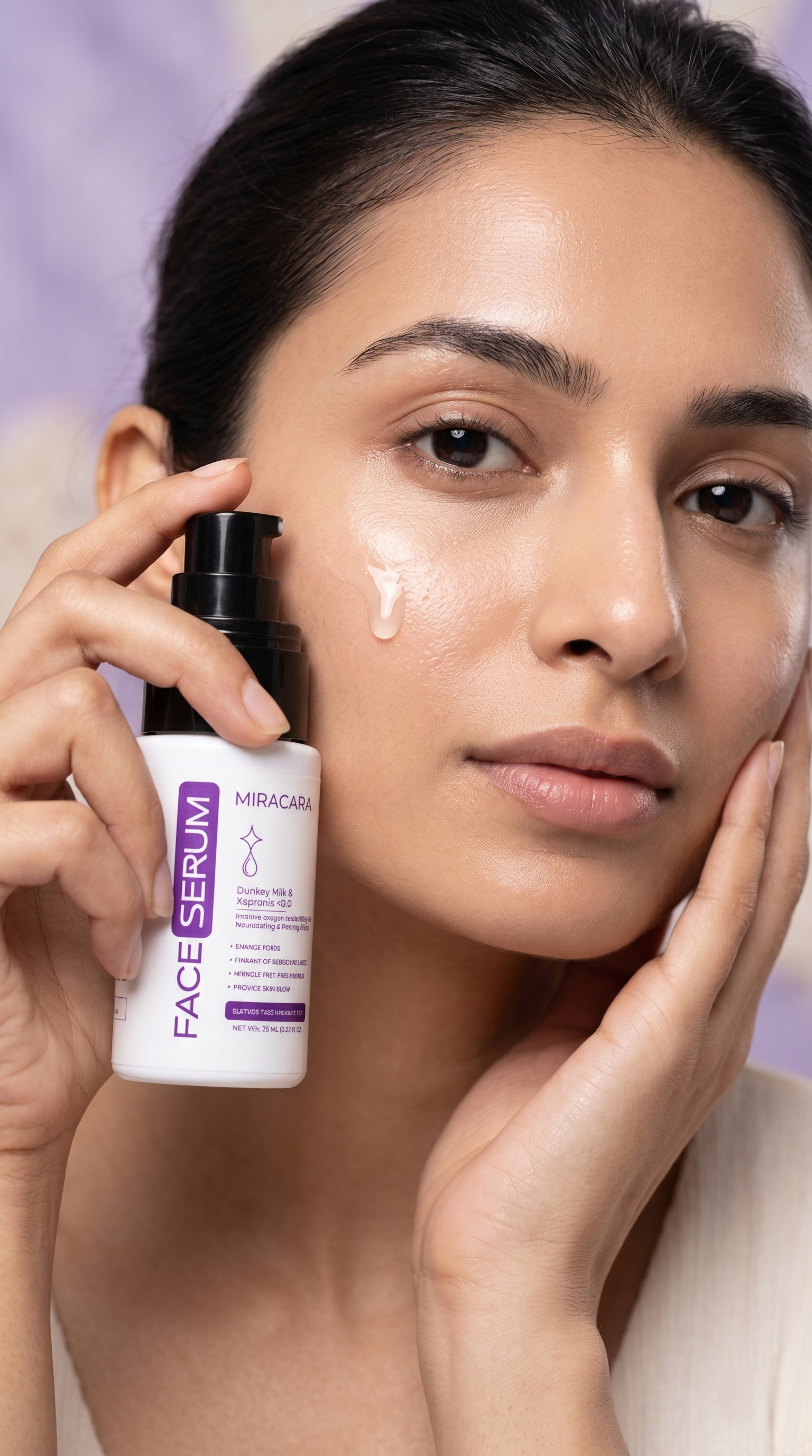 Miracara Radiance Trio – Face Care Set | Deep Cleansing, Repair & Glow | Serum + Vanish Cream + Cleanser | Brightening, Hydration & Anti-Aging Support | Smooth, Even Tone | Sulfate & Paraben Free | Luxury Cleopatra-Inspired Skincare Routine