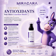 Miracara Face Serum with Donkey Milk & Sepitonic M3.0 - 30 ml  | Anti-Aging, Wrinkle Care, Skin Glow | Pore Minimizer, Fine Line Smoother | Sulphate & Paraben Free
