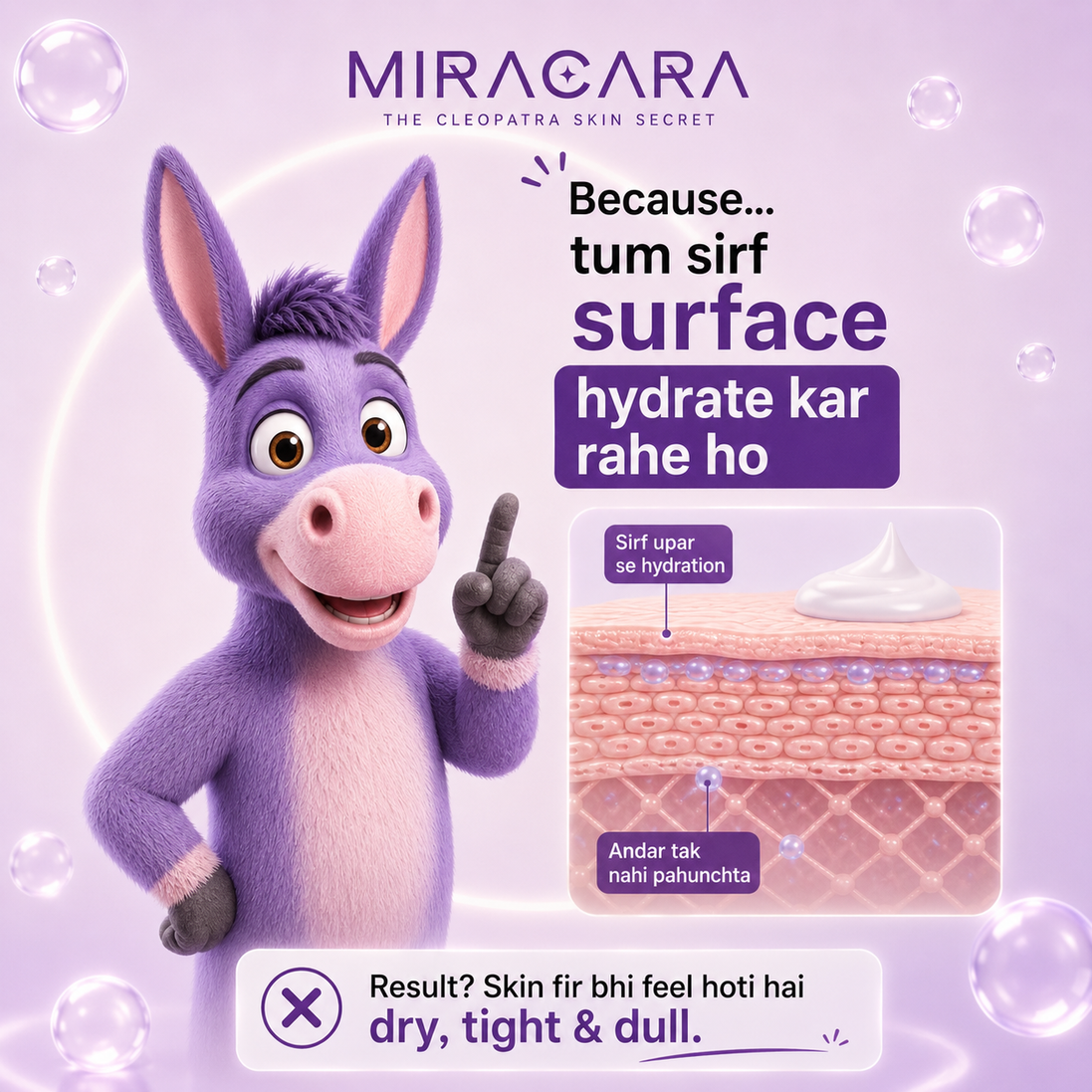 Miracara Vanishing Cream - 150 ml | Hydro Boost Hyaluronic Acid / Aquaxyl (3D Hydration)  High Performance Moisturiser | Anti-Ageing | Pigmentation Control | Wrinkle Smoothing  Day & Night